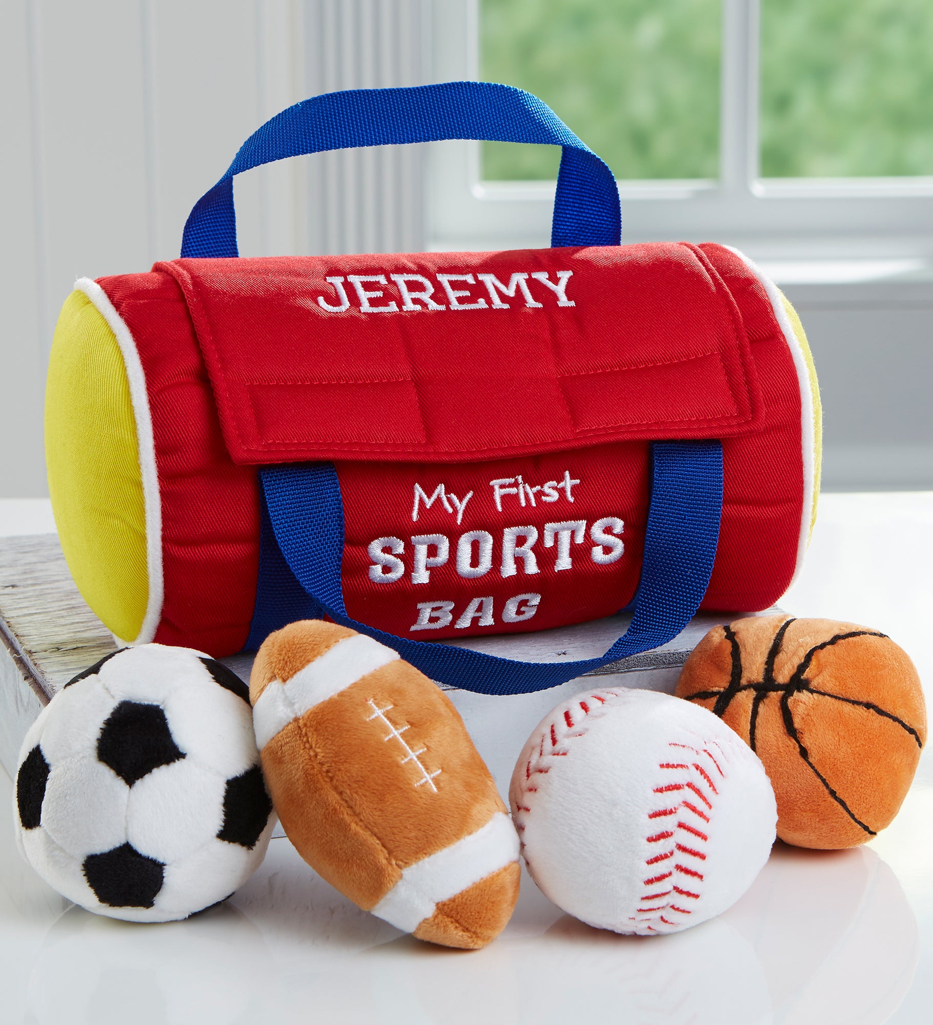 Embroidered My First Mini Sports Bag by Baby Gund®